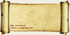 Olga Veljković vizit kartica